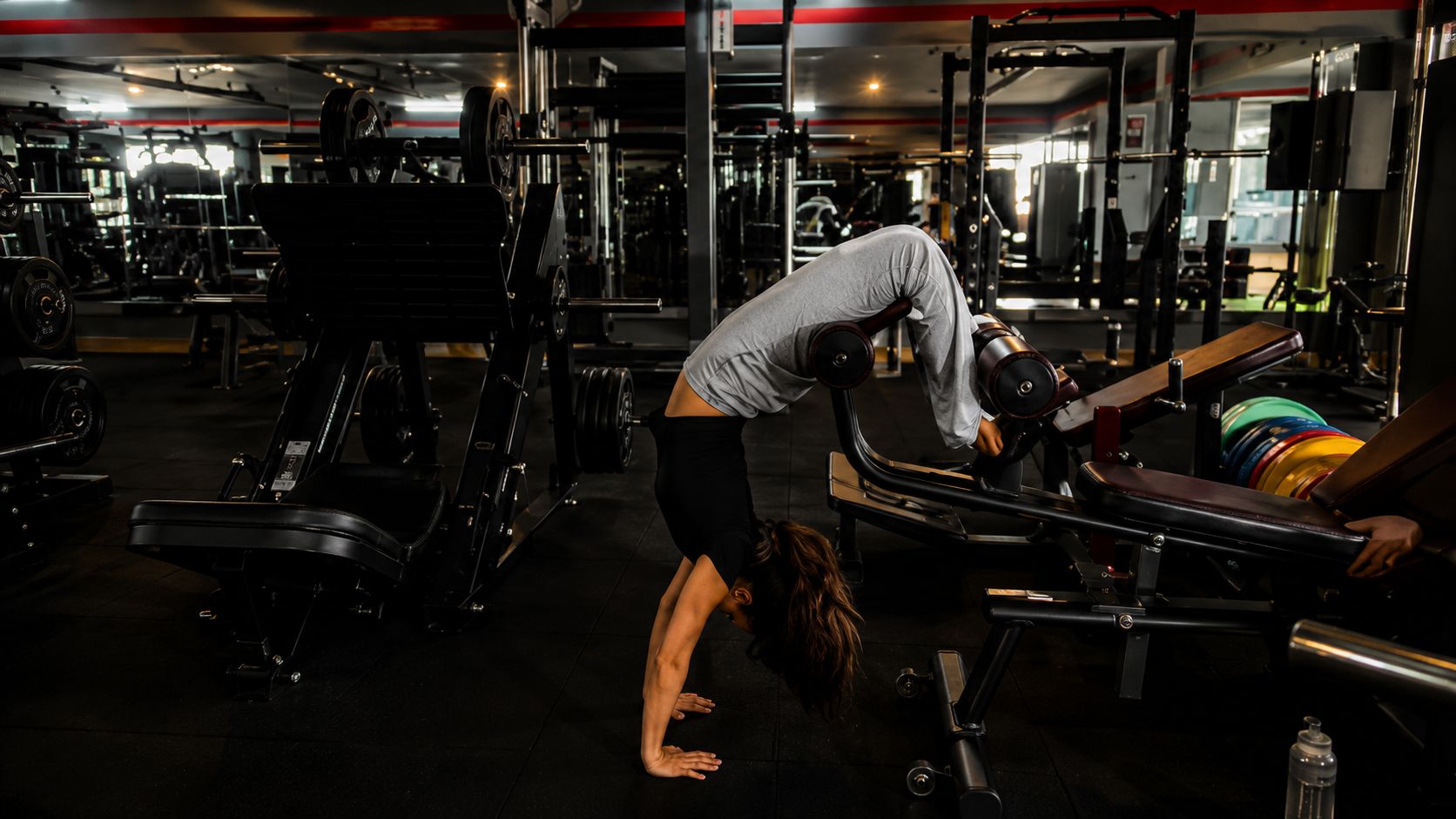 Mobility and stretching in the weights area